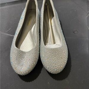 Elegant Silver Women's Flats